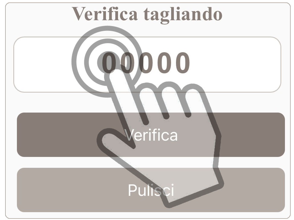 Verifica tagliandi vincenti